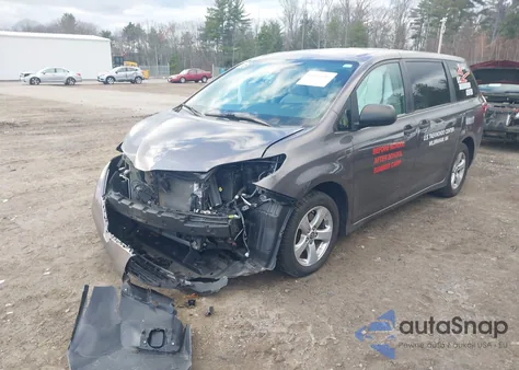 2020 Toyota Sienna L из США, поврежденный, VIN 5TDZZ3DC8LS078255